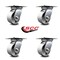 Service Caster 4 Inch Heavy Duty Semi Steel Caster Set with Roller Bearings SCC, 4PK SCC-35S420-SSR-4 - alternate 2